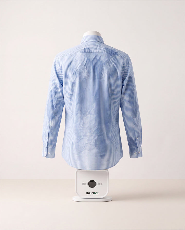 Put the shirt on the form